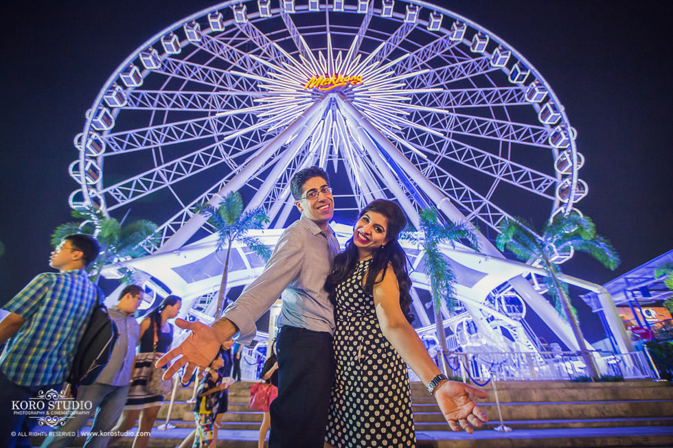 Indian Pre-Wedding in Bangkok at Asiatique