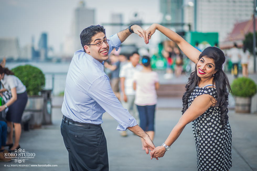 Asiatique The Riverfront Pre Wedding / Wedding Engagement Bhag and Zhenya from Indian 35 Indian Pre-Wedding in Bangkok at Asiatique