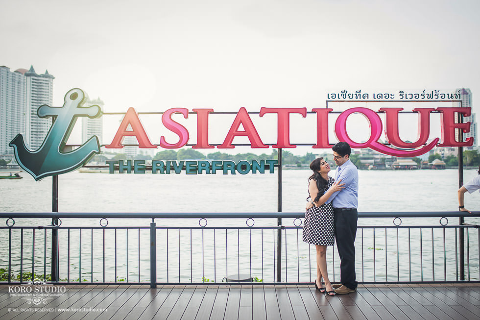 Asiatique The Riverfront Pre Wedding / Wedding Engagement Bhag and Zhenya from Indian 36 Indian Pre-Wedding in Bangkok at Asiatique