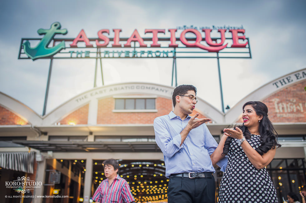 Asiatique The Riverfront Pre Wedding / Wedding Engagement Bhag and Zhenya from Indian 13 Indian Pre-Wedding in Bangkok at Asiatique