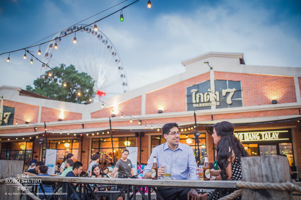 Asiatique The Riverfront Pre Wedding / Wedding Engagement Bhag and Zhenya from Indian 23 Indian Pre-Wedding in Bangkok at Asiatique