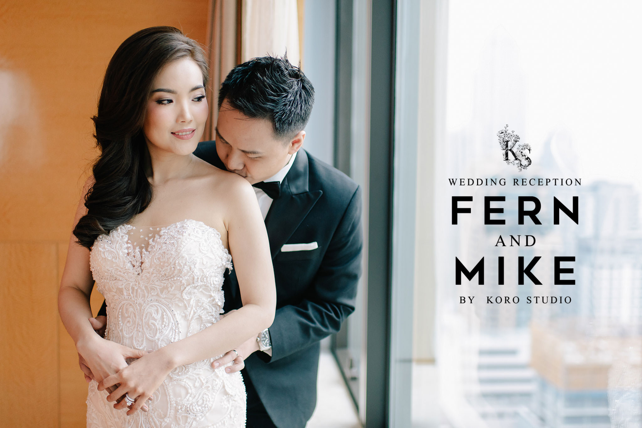 renaissance bangkok ratchaprasong hotel wedding reception fern cover Renaissance Bangkok Wedding Reception Fern and Mike