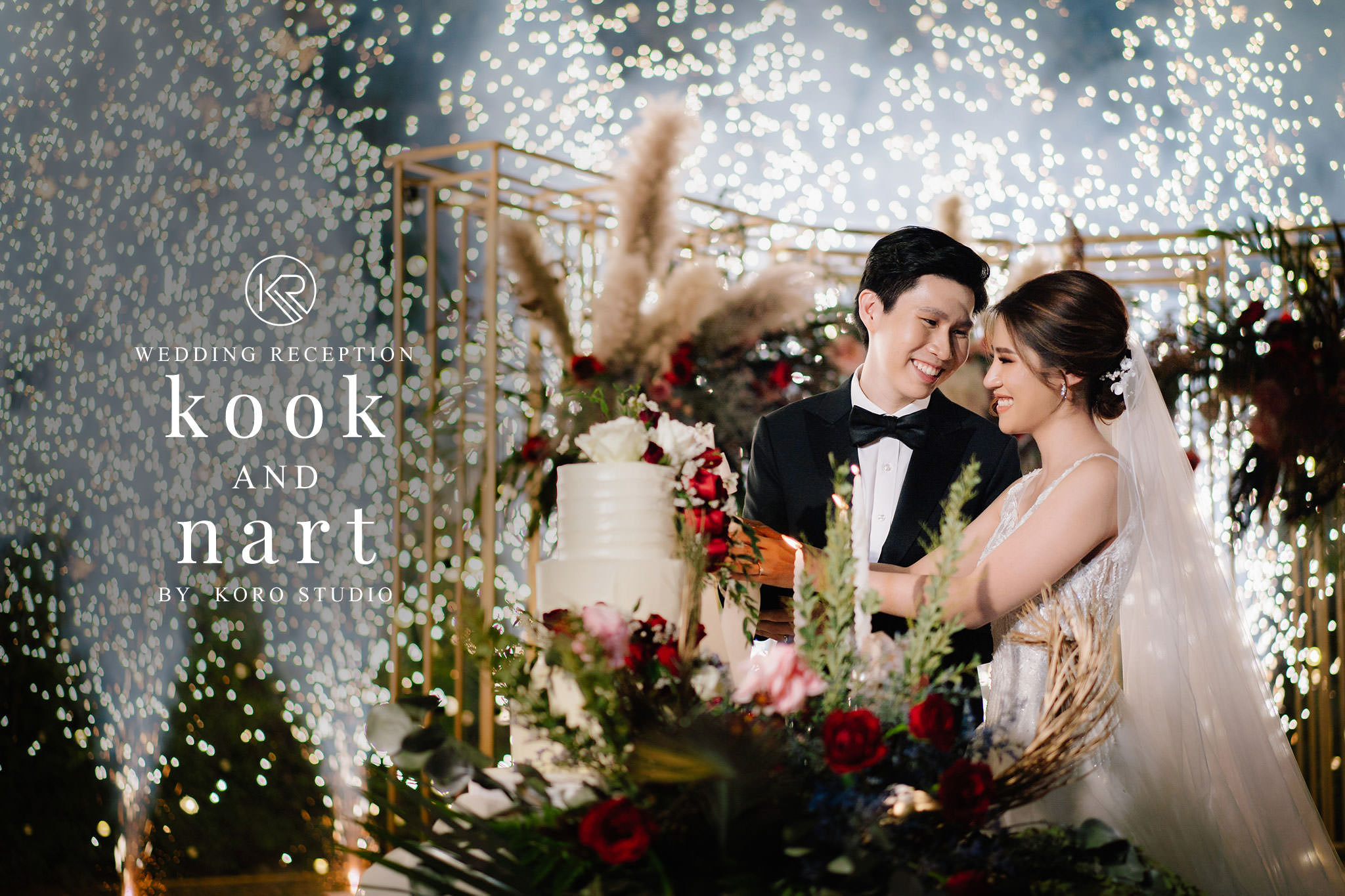 agape garden wedding reception cover Agape Garden Bangkok Wedding Reception Kook and Nart